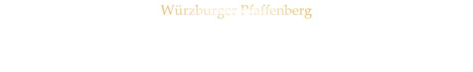 Würzburger Pfaffenberg MÜLLER-THURGAU QbA  -  halbtrocken  - WG Reiss 5,90