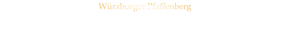 Würzburger Pfaffenberg MÜLLER-THURGAU QbA  -  halbtrocken  - WG Reiss 6,40