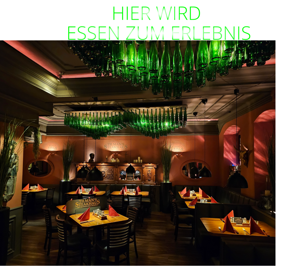 HIER WIRD  ESSEN ZUM ERLEBNIS