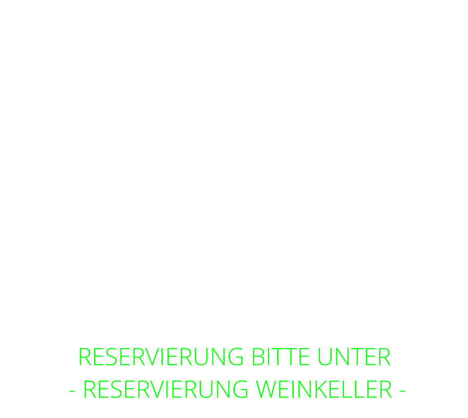 MIT FEINEN STEAKS, FRÄNKISCHEN ROSTBRATWÜRSTEN  MIT KRAUT ODER SALAT UND UNSERE LEGENDÄREN SPARERIBS.  RESERVIERUNG BITTE UNTER  - RESERVIERUNG WEINKELLER -