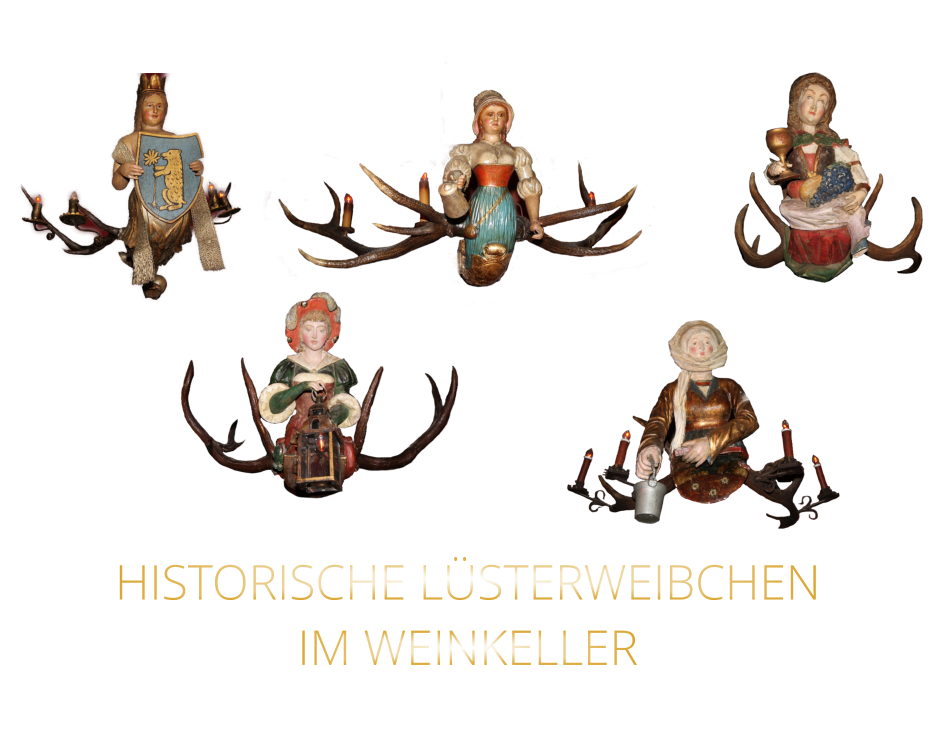HISTORISCHE LÜSTERWEIBCHEN IM WEINKELLER