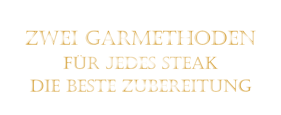 ZWEI GARMETHODEN FÜR JEDES STEAK DIE BESTE ZUBEREITUNG